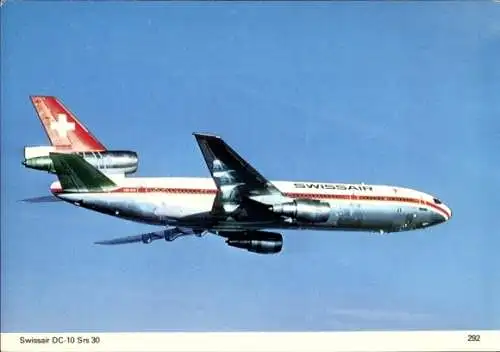 Ak Passagierflugzeug Swissair DC-10 srs 30