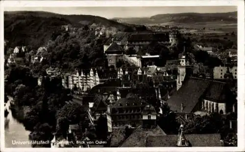 Ak Tübingen am Neckar, Teilansicht von Osten