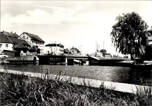 Ak Ueckermünde Mecklenburg Vorpommern, Am Hafen