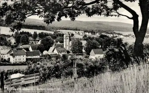 Ak Valbert Meinerzhagen im Sauerland, Blick vom Krabben, Panorama