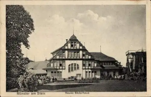 Ak Bad Münster am Stein Ebernburg, Neues Bäderhaus