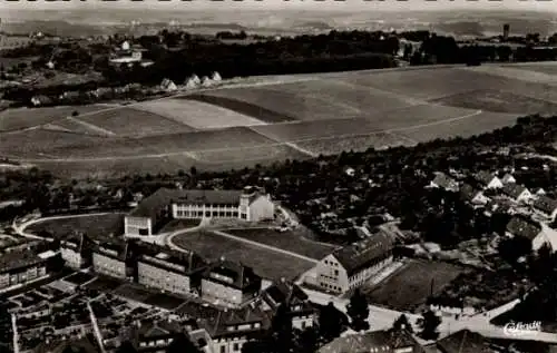 Ak Gräfrath Solingen, Zentralfachschule Deutsche Süßwarenwirtschaft, Blick aus der Luft