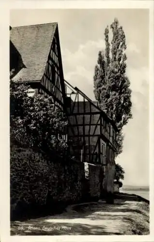 Ak Rhens am Rhein, Deutsches Haus