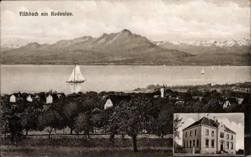 Ak Fischbach Friedrichshafen am Bodensee, Panorama, Gebäude