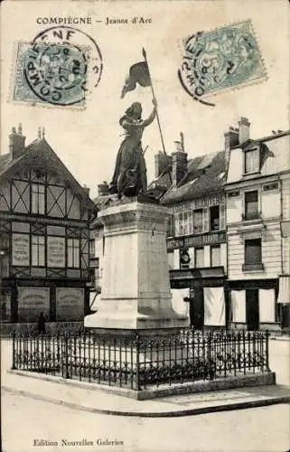 Ak Compiègne Oise, Jeanne d'Arc