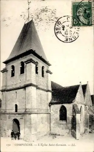 Ak Compiègne Oise, Kirche Saint Germain