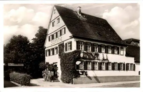 Ak Bad Cannstatt Stuttgart in Württemberg, Gasthof Sonne