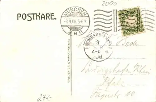 Ak München, Hotel Metropol