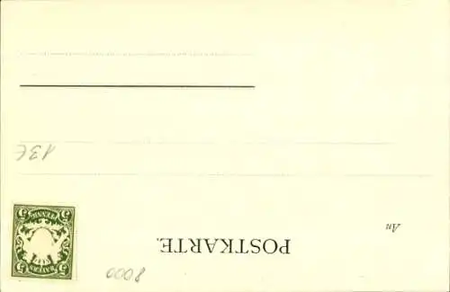 Ak Thalkirchen München, Station der Isarthalbahn, Teilansicht