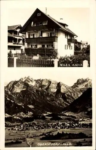 Ak Oberstdorf im Oberallgäu, Villa Anna, Gesamtansicht