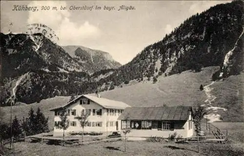 Ak Oberstdorf im Oberallgäu, Gasthof Kühberg