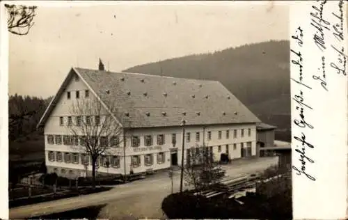 Foto Ak Titisee Neustadt im Breisgau Hochschwarzwald, Blessinghof, Restaurant