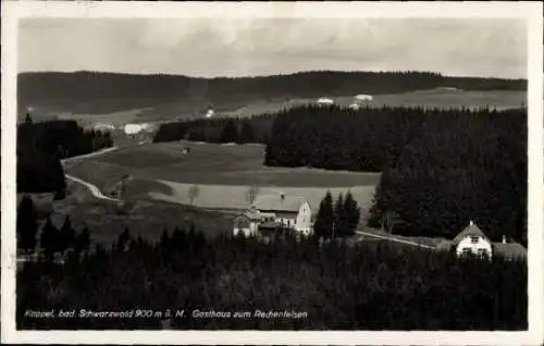 Ak Kappel Niedereschach im Schwarzwald Baden, Gasthaus zum Rechenfelsen