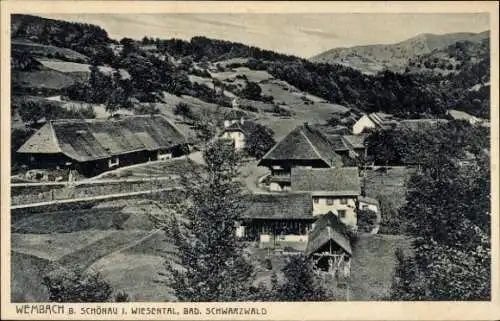 Ak Wembach im Schwarzwald, Gesamtansicht