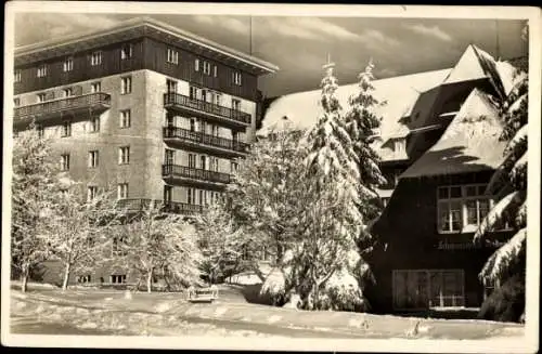 Ak Feldberg im Schwarzwald, Hotel Feldberger Hof, Winter