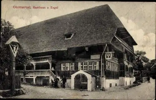 Ak Glottertal im Schwarzwald, Gasthaus z. Engel
