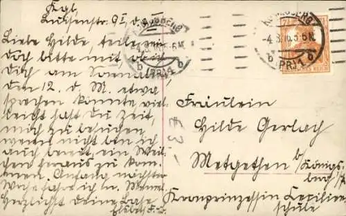 Ak Prinz Alexander Ferdinand, Sohn von August Wilhelm Prinz von Preußen, Portrait