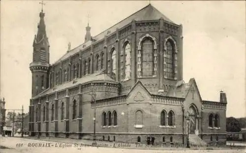 Ak Roubaix Nord, Kirche St. Jean-Baptiste