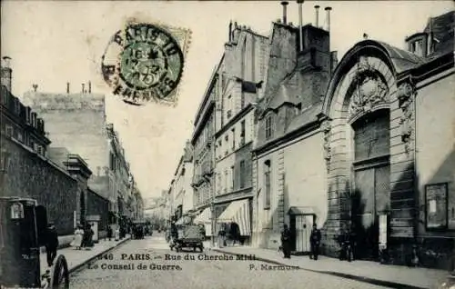 Ak Paris VI, Rue de Cherche Midi, Der Kriegsrat