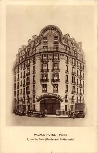 Ak Paris VI, Palace Hotel, 1, rue du Four, Boulevard St. Germain