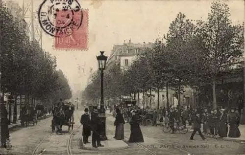 Ak Paris XVII., Avenue Niel