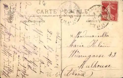 Ak Paris 17., Rue Bayen