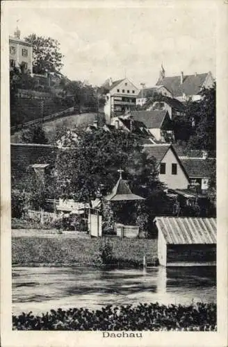 Ak Dachau in Oberbayern, Teilansicht