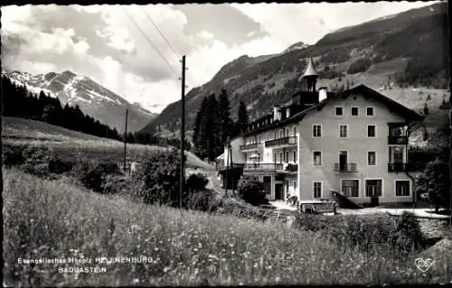 Ak Bad Gastein Badgastein in Salzburg, Evangelisches Hospiz Helenenburg