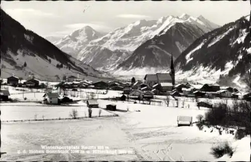 Ak Rauris in Salzburg, Hoher Sonnblick, Panorama im Winter