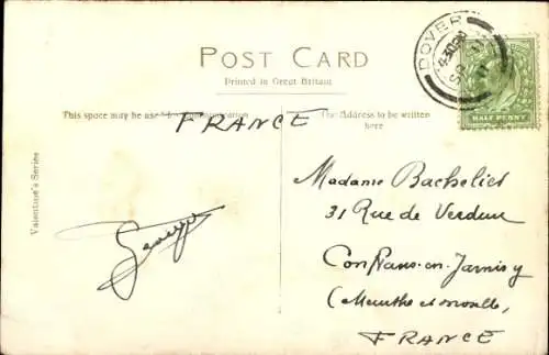 Ak Dover Kent England, Hafen