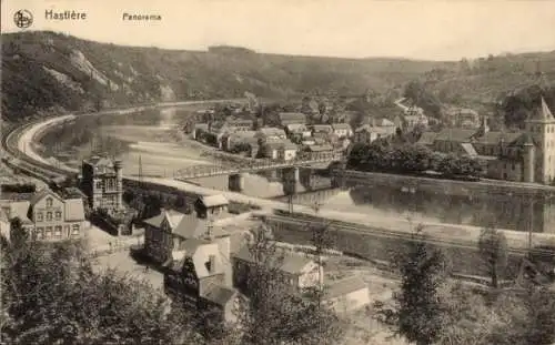 Ak Hastière Wallonien Namur, Panorama