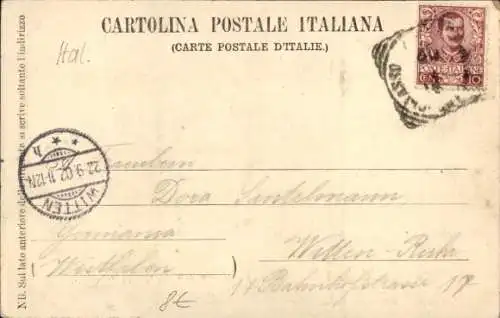 Ak Cannobio Lago Maggiore Piemonte, Panorama, Strand