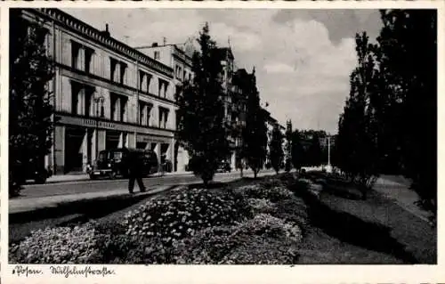 Ak Poznań Posen, Wilhelmstraße