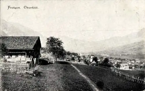 Ak Oberfeld Frutigen Kanton Bern, Gesamtansicht