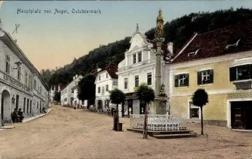 Ak Anger Steiermark, Hauptplatz