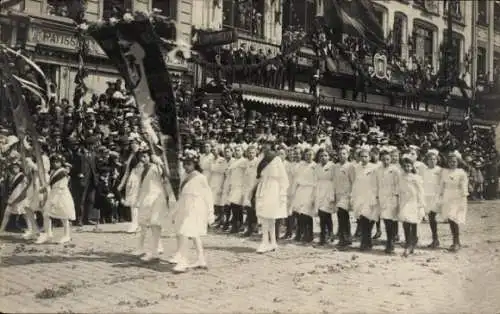 Ak Antwerpen Flandern, Straßenfest