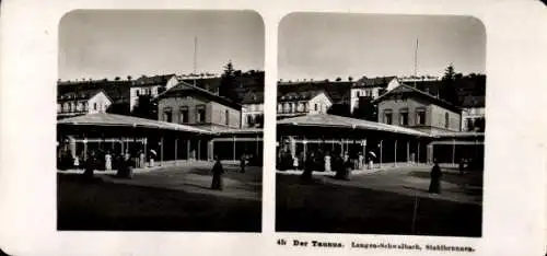 Stereo Foto Langenschwalbach Bad Schwalbach im Taunus, Stahlbrunnen