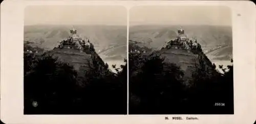 Stereo Foto Cochem an der Mosel, Burg Kochem