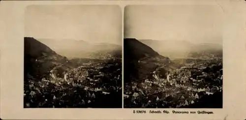 Stereo Foto Geislingen an der Steige, Panorama