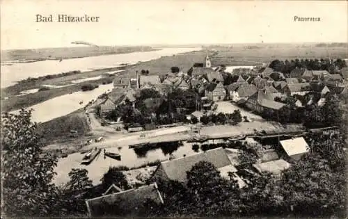 Ak Hitzacker an der Elbe, Panorama