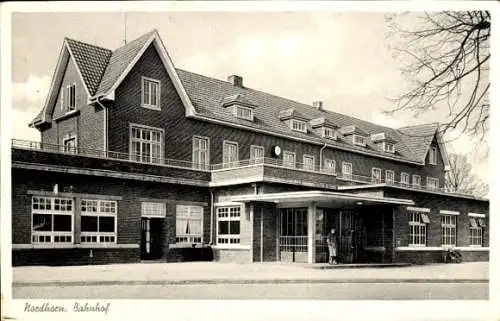 Ak Nordhorn in der Grafschaft Bentheim, Bahnhof