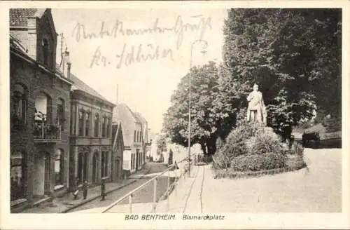 Ak Bad Bentheim in Niedersachsen, Bismarckplatz