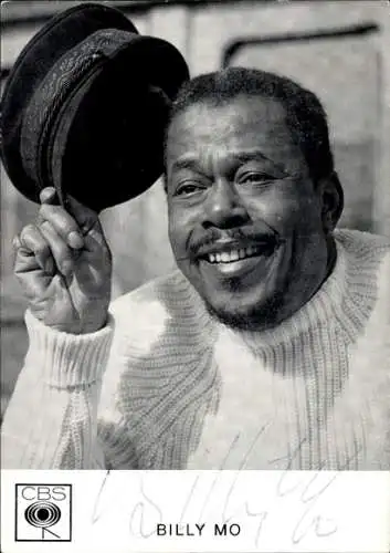 Ak Jazz Trompeter und Schlagersänger Billy Mo, Portrait, Autogramm