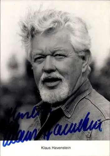 Ak Klaus Havenstein Deutscher Schauspieler und Kabarettist, Autogramm