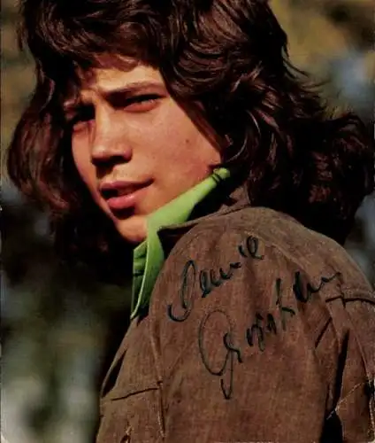 Ak Sänger Dennie Christian, Autogramm