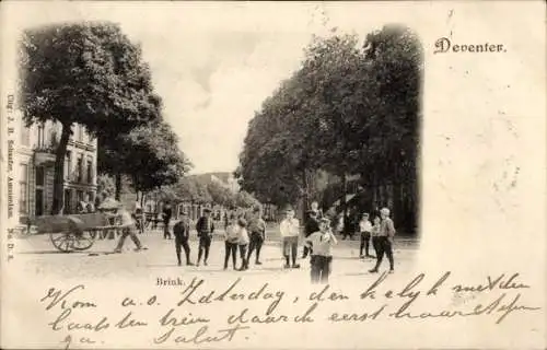 Ak Deventer Overijssel Niederlande, Brink