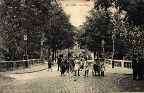 Ak Deventer Overijssel Niederlande, Drachenbrücke