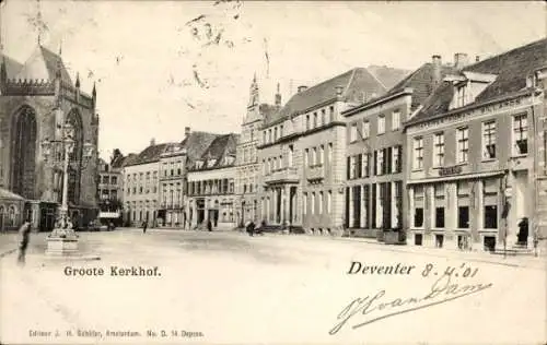 Ak Deventer Overijssel Niederlande, Groote Kerkhof