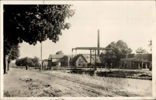 Ak Lemelerveld Overijssel, In der Nähe der Brücke