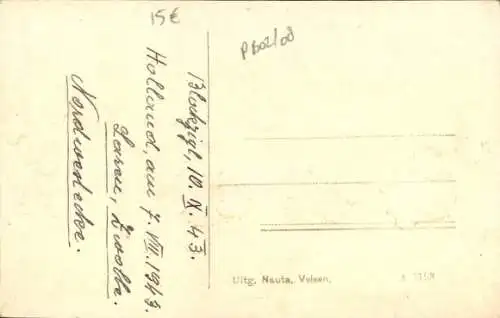 Ak Blokzijl Overijssel Niederlande, Häuser, Brücke